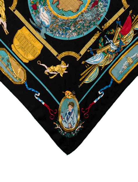 Hermès Orbis Australis Dulces Exuviae Jacquard Silk Scarf